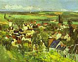 View of Auvers by Paul Cezanne